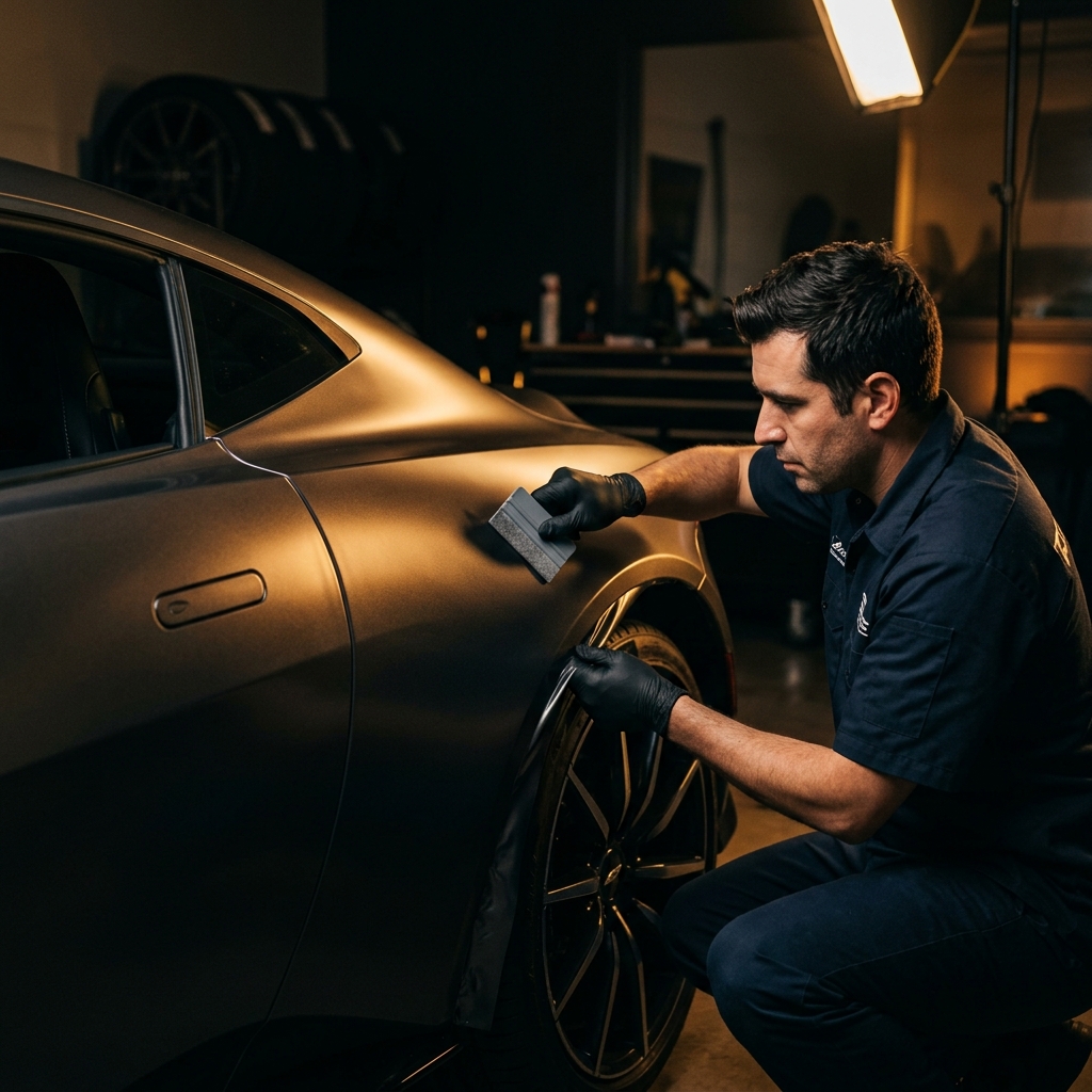 Vehicle wrap colour change service